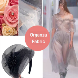 Vintage Organza Fascinator Headband