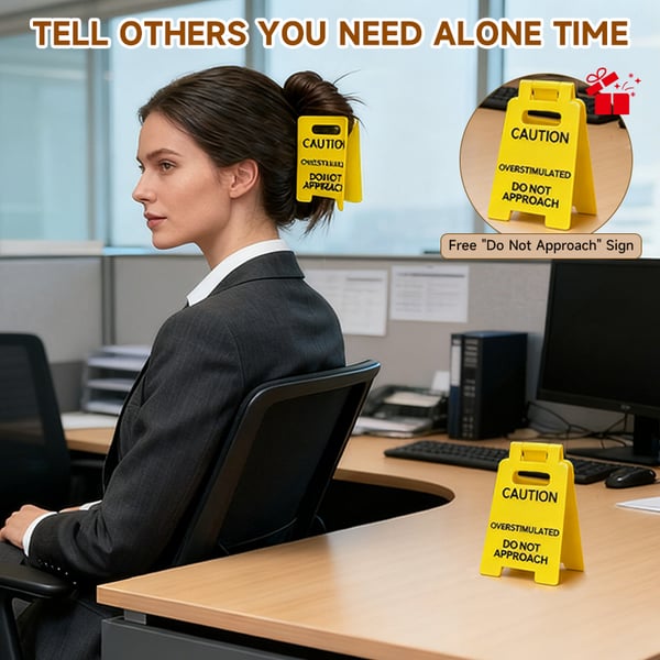 ✨Caution: Overstimulated - Do Not Approach Hairclips🤣