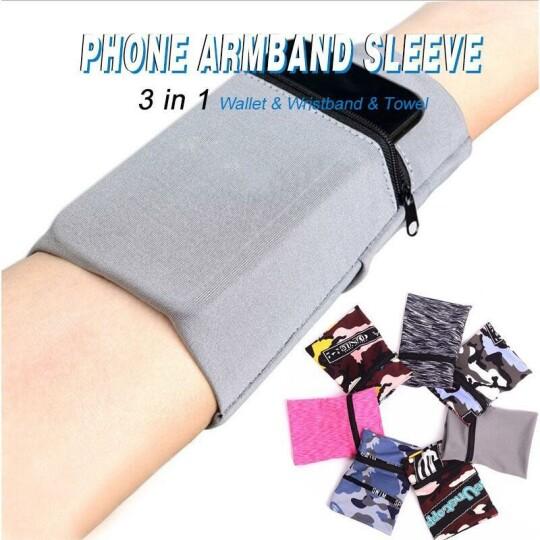 3 IN 1 PHONE SPORTS ARMBAND SLEEVE