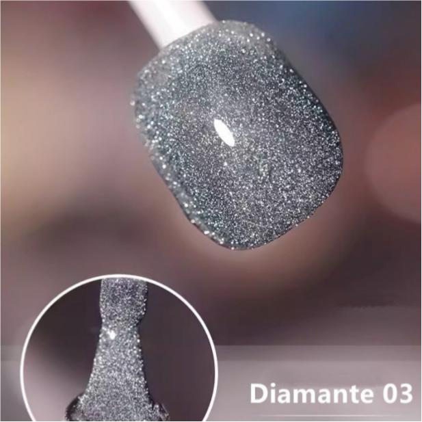 ✨ Shiny and glossy rhinestone gel nail polish | Glossy and long-lasting manicure! 💅