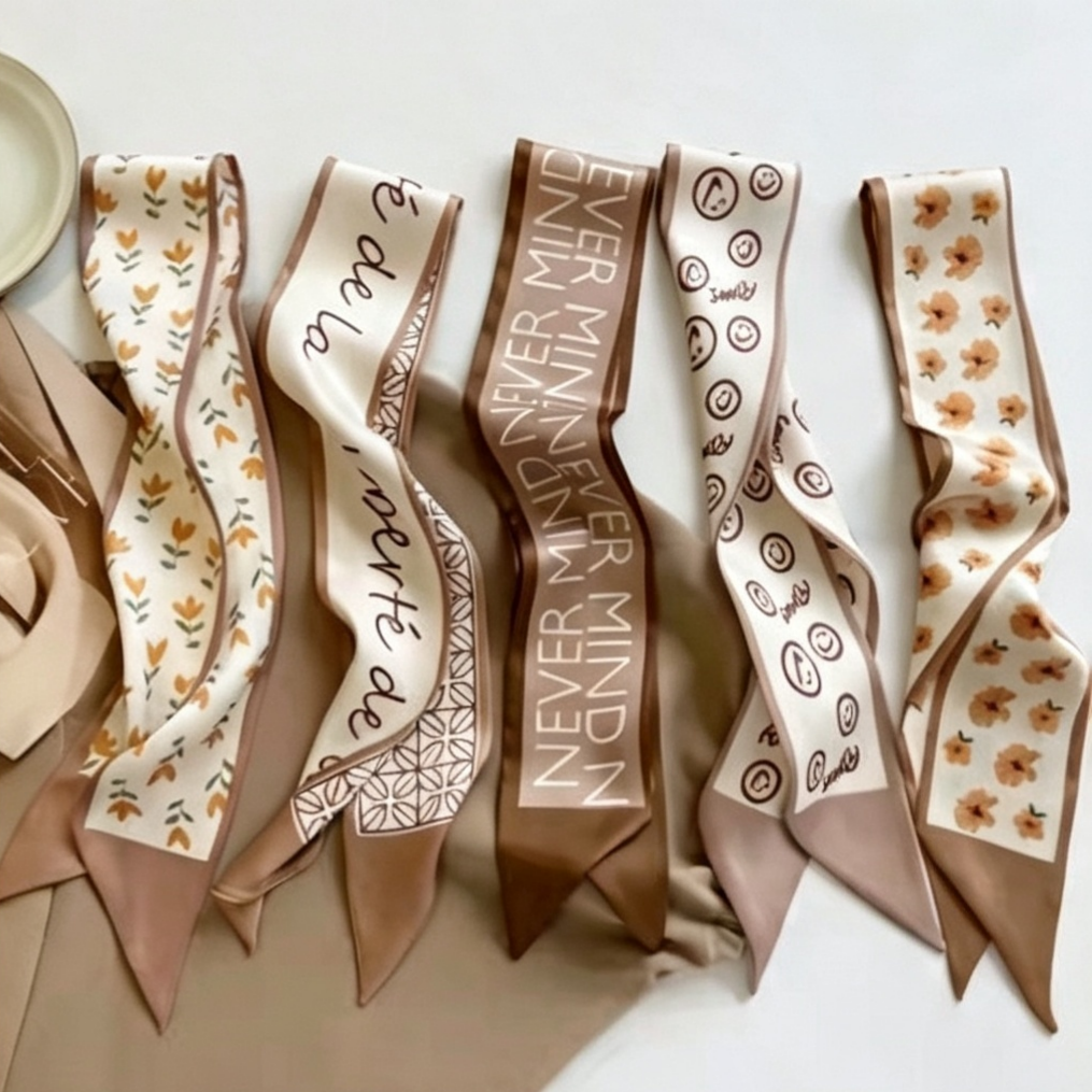 Women's Fade-Proof Silk-Like Multifunctional Fashion Accessories Set