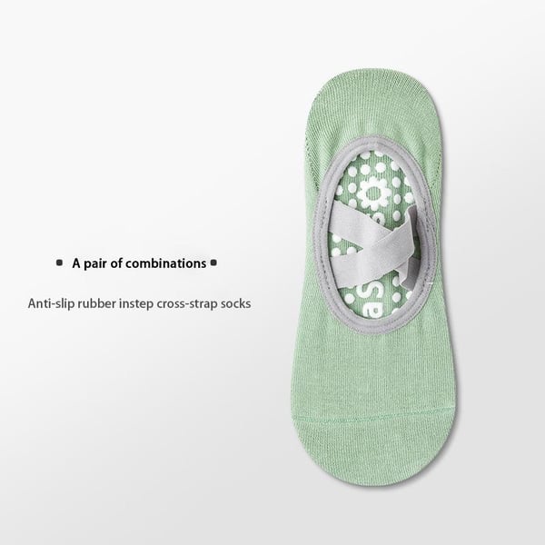 🏆Flash Sale⚡Women's No-Show Socks for Pilates & Workout - Non-Slip Silicone Grip, Breathable & Moisture-Wicking (Yoga/Dance/Indoor Activities)