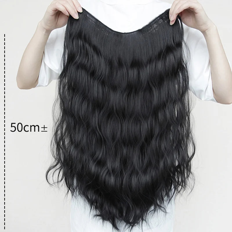 Water Ripple U-shaped Clip Hair Extension Piece