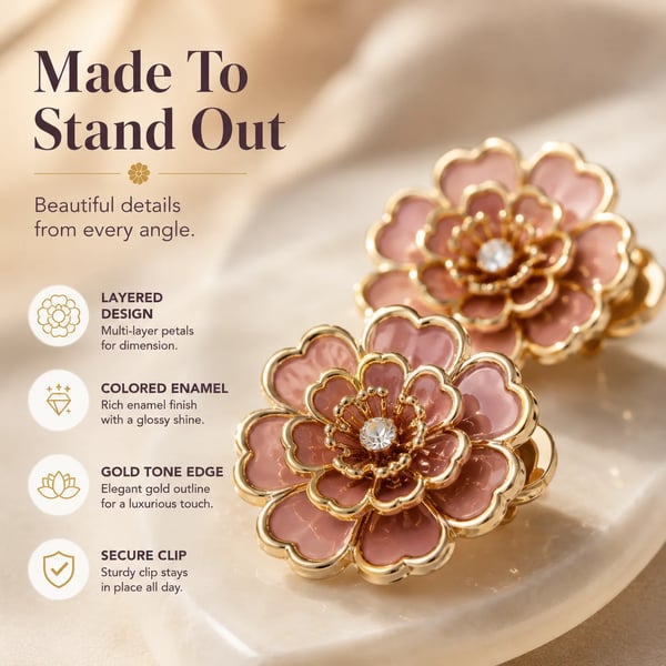 🎉🌸 Flower Button Covers – Instant No-Sew Shirt & Blouse Upgrade
