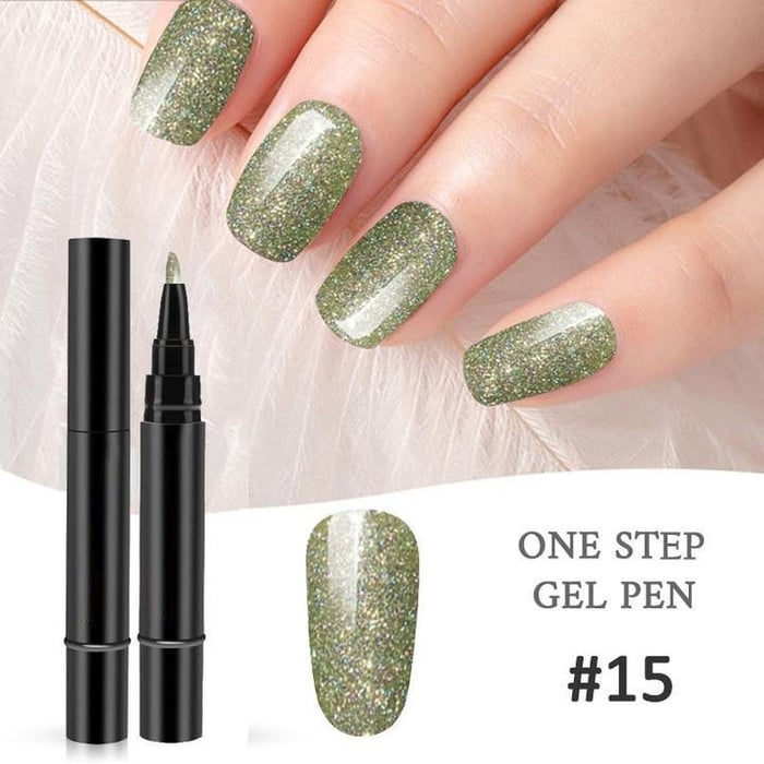 One Step Nail Gel Pen✅Eco-friendly & Tasteless