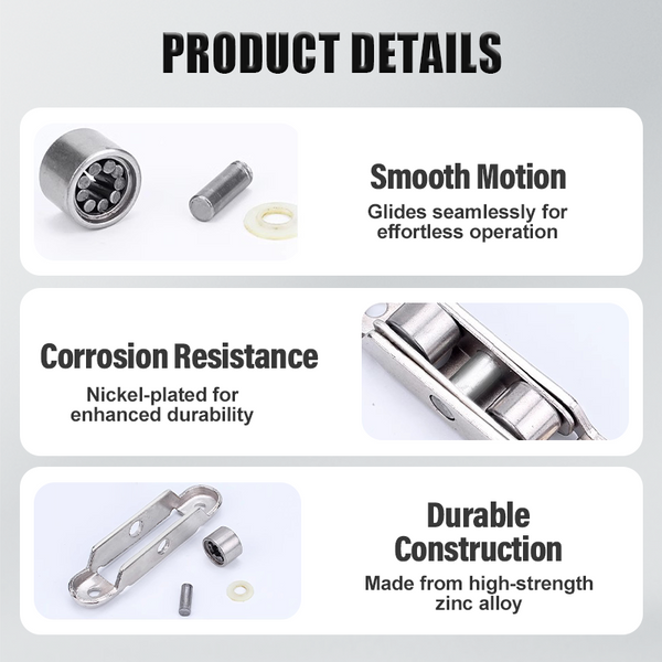 🔩80/88 Zinc Alloy Pulley for PVC Windows & Doors