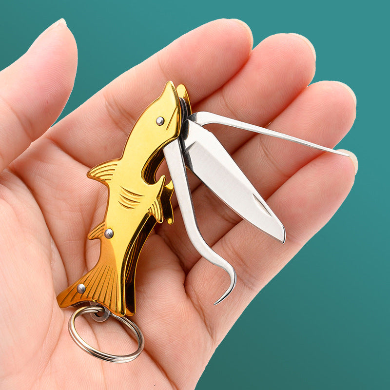 4-in-1 Folding Keychain Knife