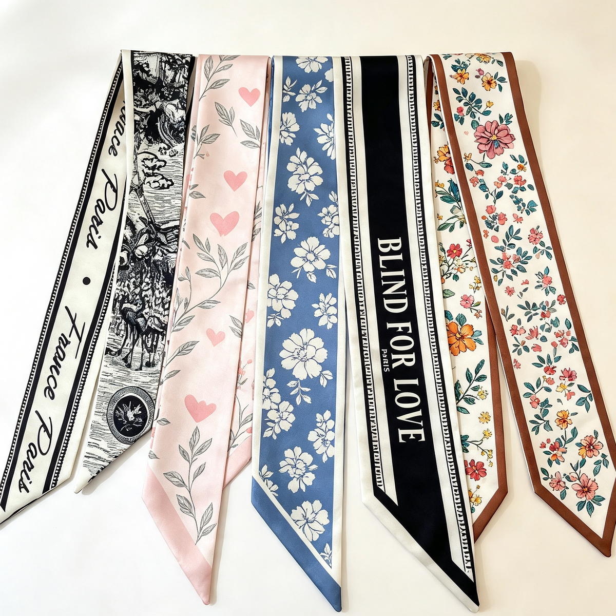 Women's Fade-Proof Silk-Like Multifunctional Fashion Accessories Set