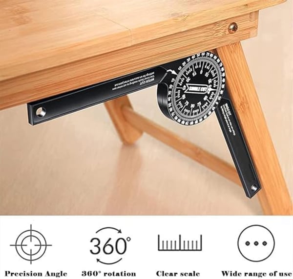 Miter Saw Protractor 360°Angle Measurement Angle Finder Tool
