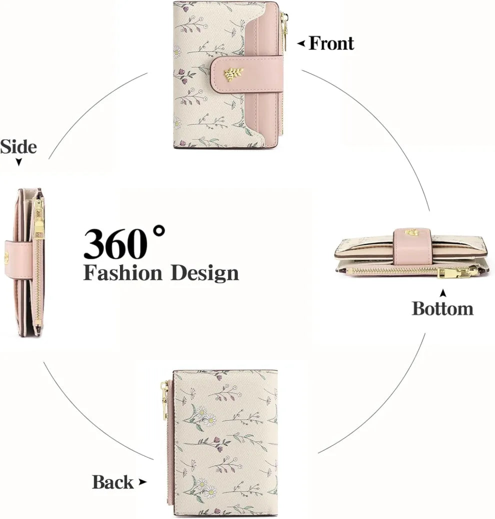 Multi-card slot coin purse PU wallet