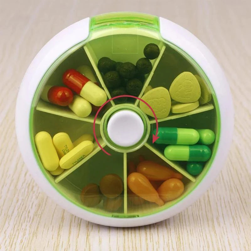 7-Day Pill Organizer Medicine Box