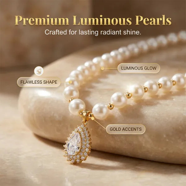⏰Women’s Vintage Style Pearl Necklace