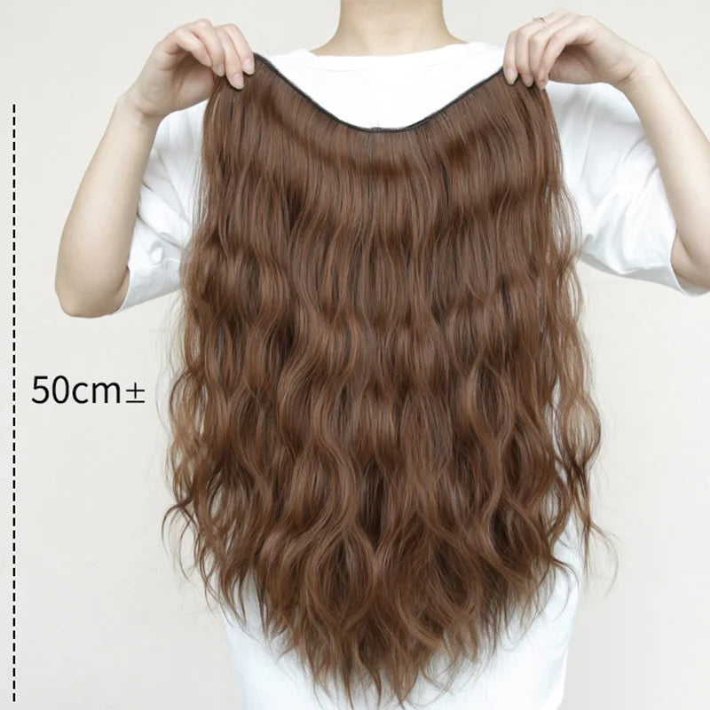 Water Ripple U-shaped Clip Hair Extension Piece