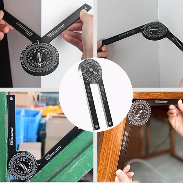 Miter Saw Protractor 360°Angle Measurement Angle Finder Tool