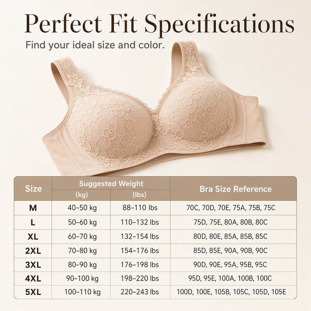 🎀 Women's wireless lace bra