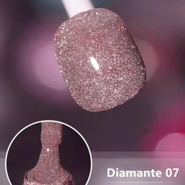 ✨ Shiny and glossy rhinestone gel nail polish | Glossy and long-lasting manicure! 💅