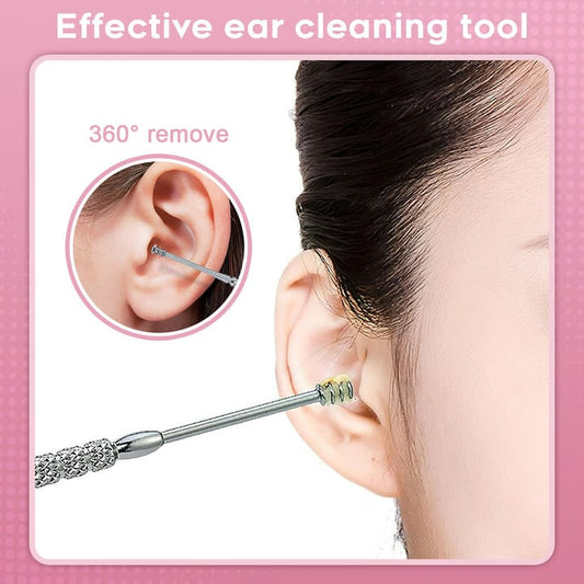 Set Ear Wax Pickers Stainless Steel Earpick Wax Remover