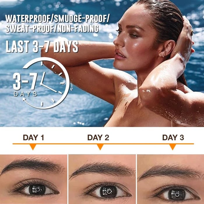 Peel-off eyebrow gel for long-lasting permanent brows