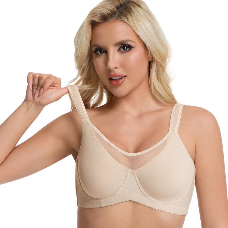 🖤Women's Elegant Sheer Full Coverage Plus Size Bra