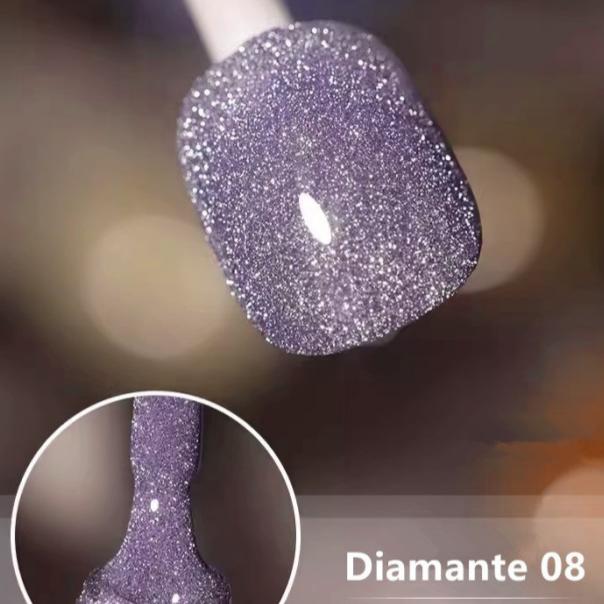 ✨ Shiny and glossy rhinestone gel nail polish | Glossy and long-lasting manicure! 💅