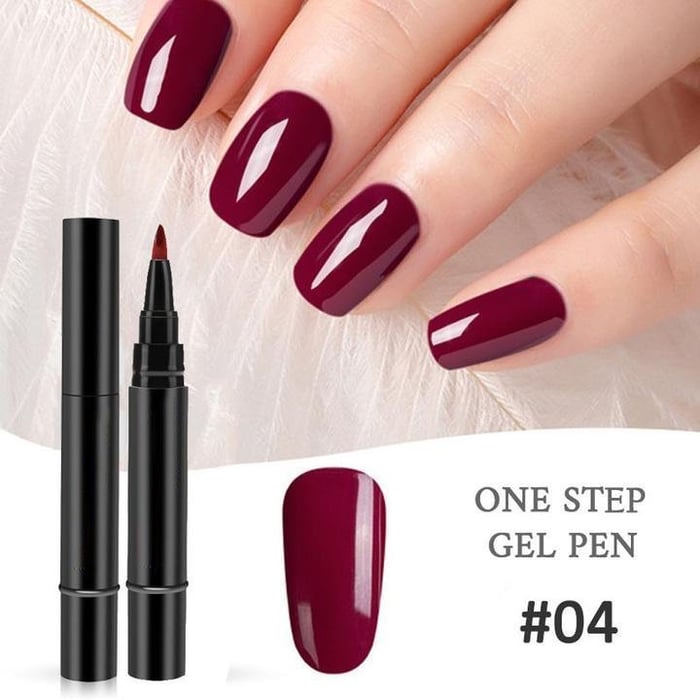One Step Nail Gel Pen✅Eco-friendly & Tasteless