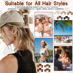 Non-slip hair clip with strong grip🧢Baseball Cap Claw Clip