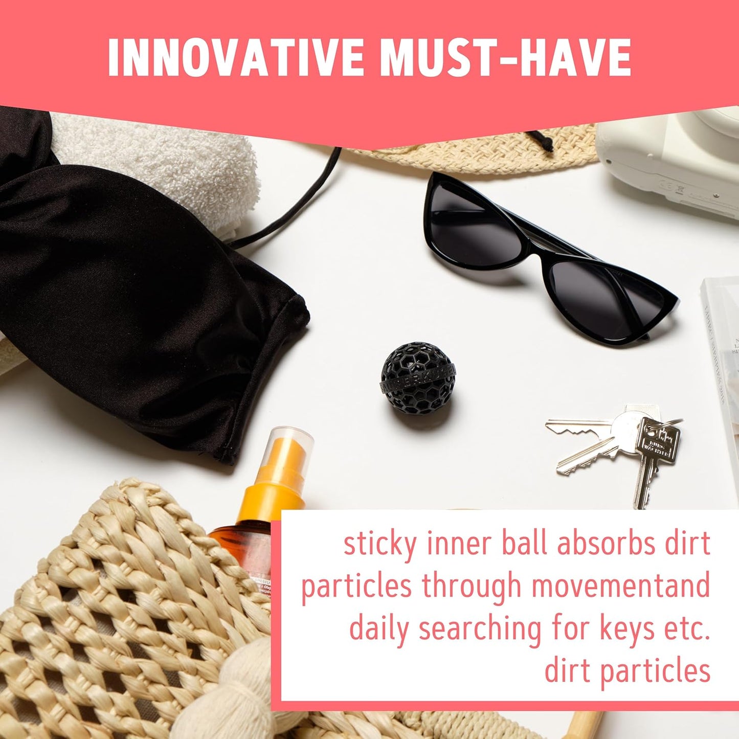 🌟2 pcs The Clean Ball - The clever way of cleaning purses, bags, backpacks and school bags