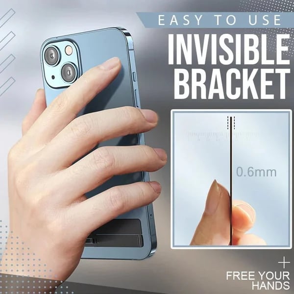 Ultra-thin invisible mini phone holder