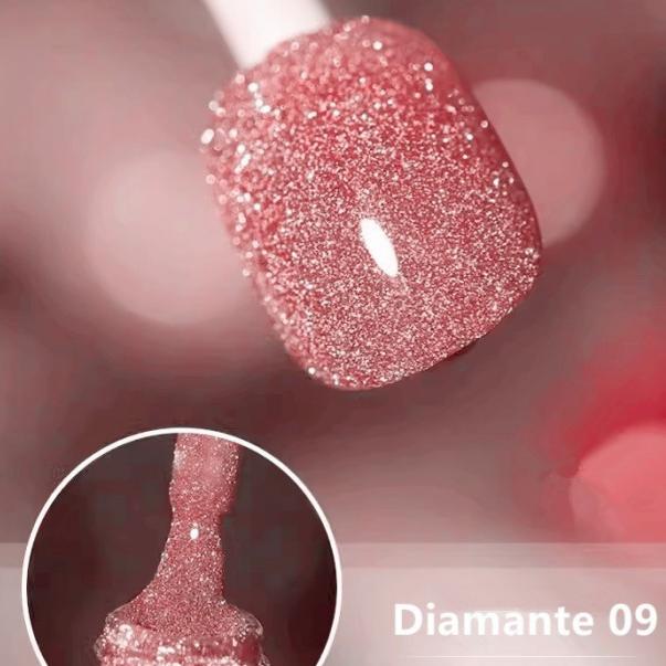✨ Shiny and glossy rhinestone gel nail polish | Glossy and long-lasting manicure! 💅