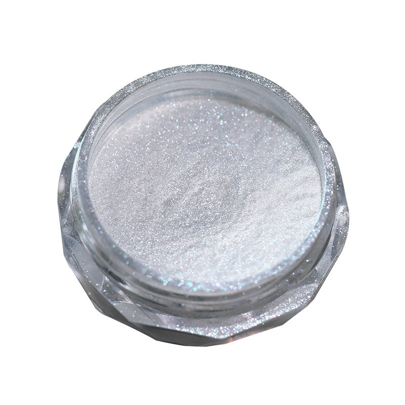 Chrome mirror effect nail powder