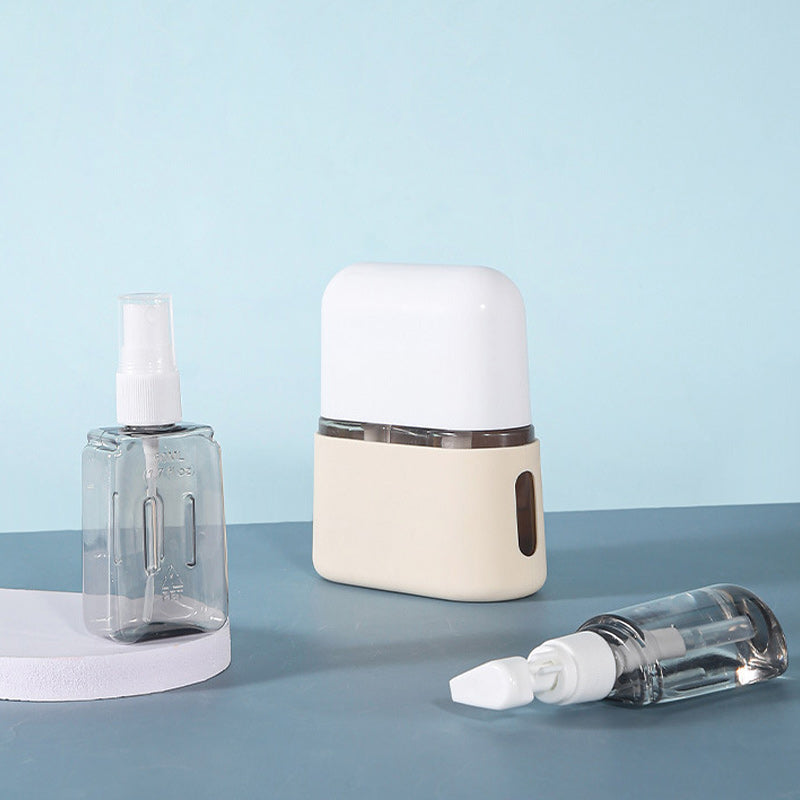 Portable Travel Bottle Set With Shampoo Dispenser