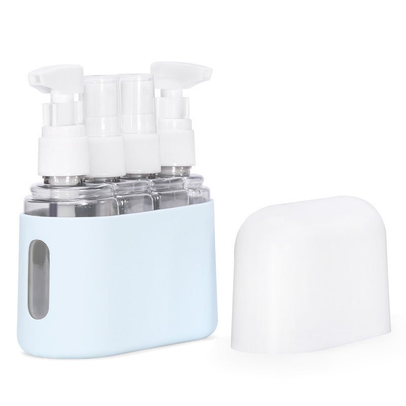 Portable Travel Bottle Set With Shampoo Dispenser