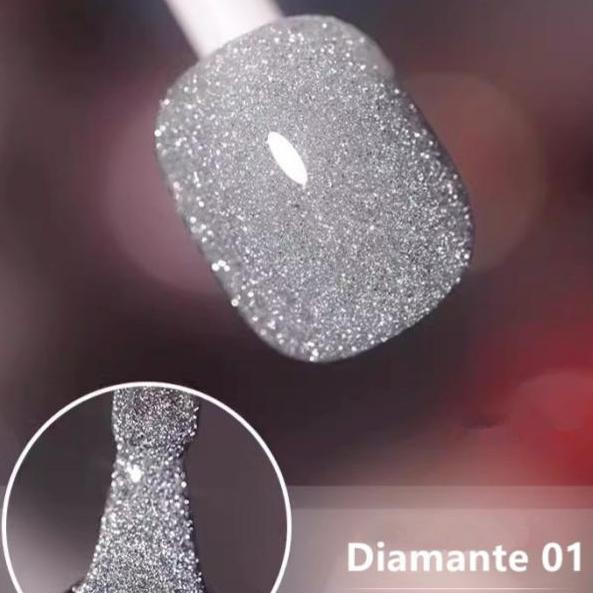 ✨ Shiny and glossy rhinestone gel nail polish | Glossy and long-lasting manicure! 💅