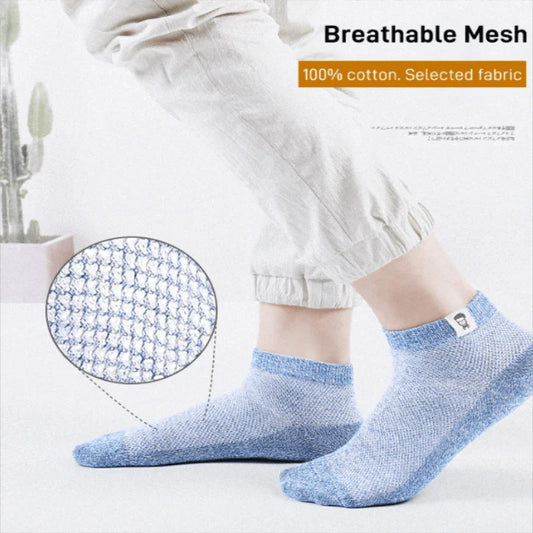 MEN'S BREATHABLE ANTI-BACTERIAL DEODORANT SOCKS (3 Pairs)