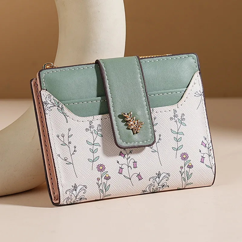 Multi-card slot coin purse PU wallet