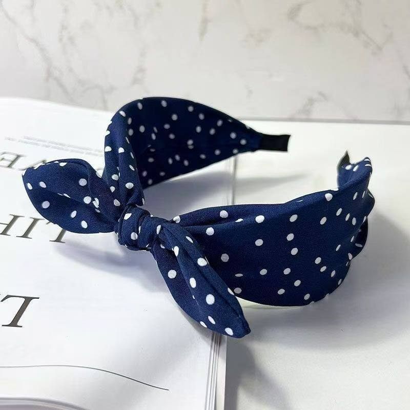 Polka Dot Bow Headband