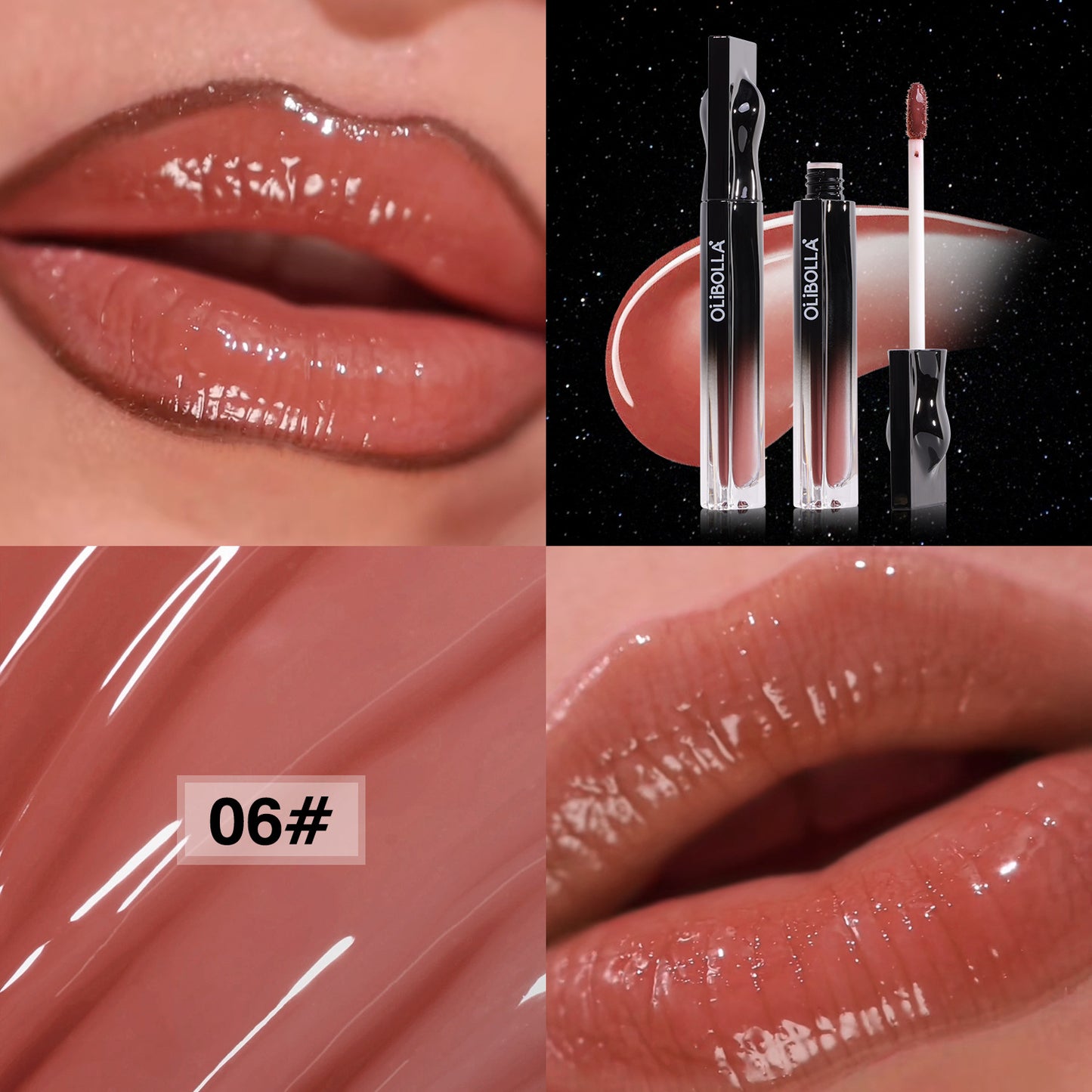 💋 Lip Stain: High-Shine Moisturizing Lip Gloss