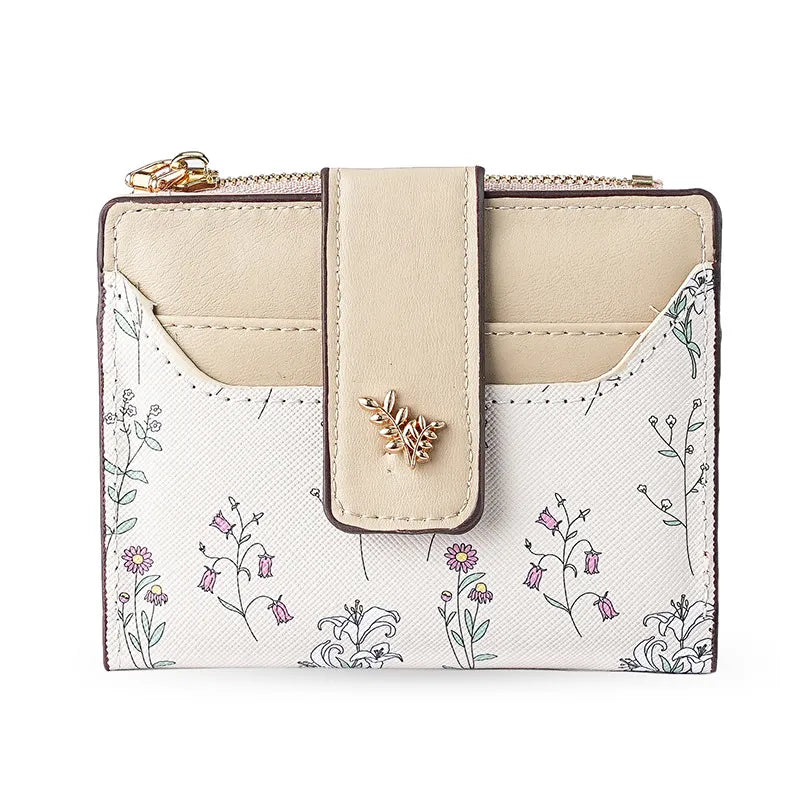 Multi-card slot coin purse PU wallet