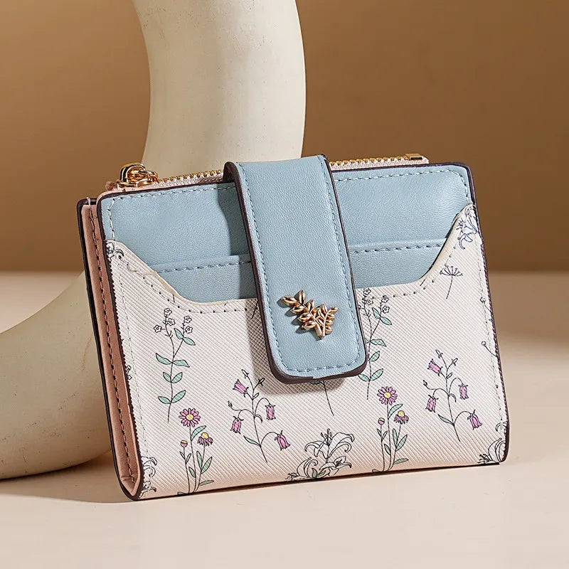 Multi-card slot coin purse PU wallet