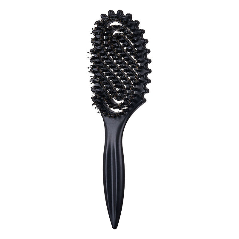 Vented Boar Bristle Brush for Curly Hair