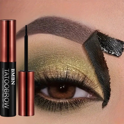 Peel-off eyebrow gel for long-lasting permanent brows
