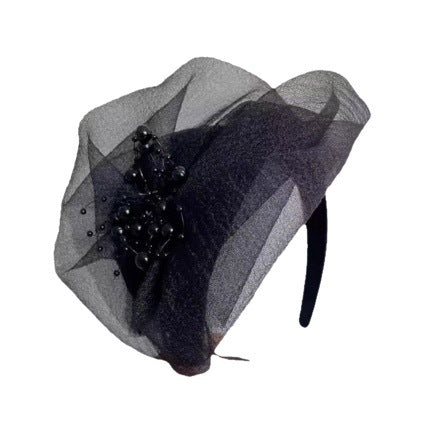 Vintage Organza Fascinator Headband