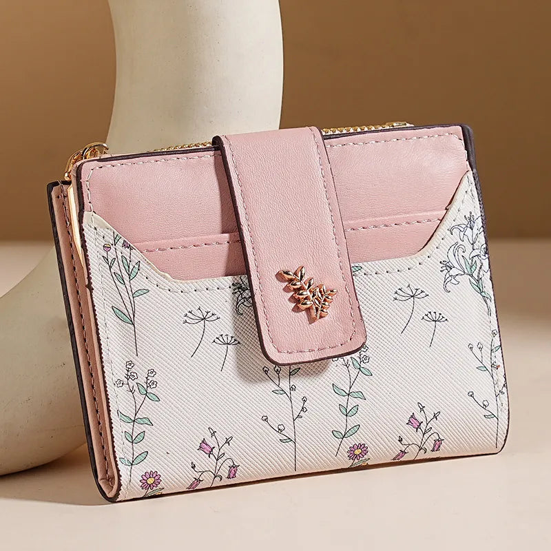 Multi-card slot coin purse PU wallet