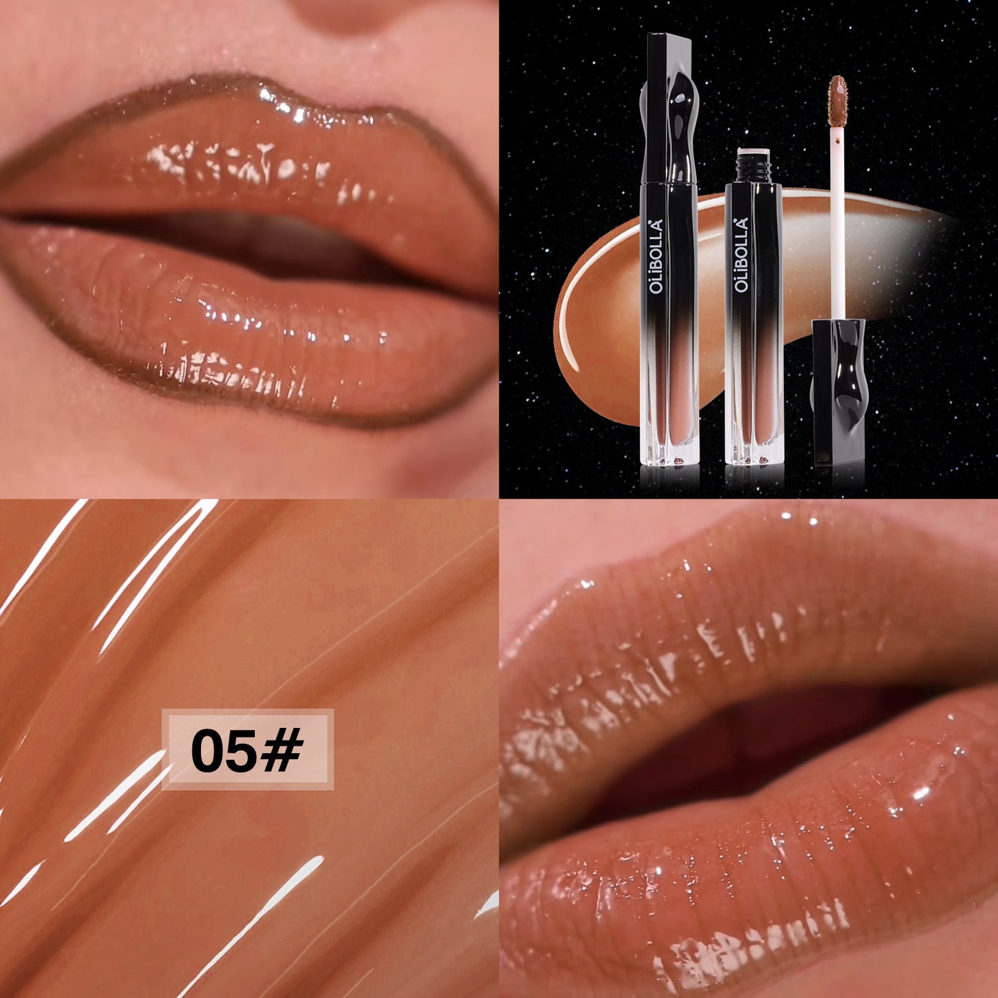 💋 Lip Stain: High-Shine Moisturizing Lip Gloss