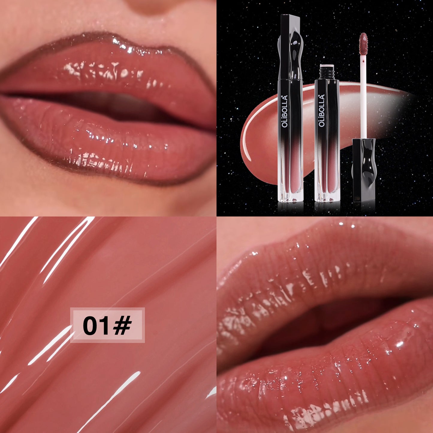 💋 Lip Stain: High-Shine Moisturizing Lip Gloss