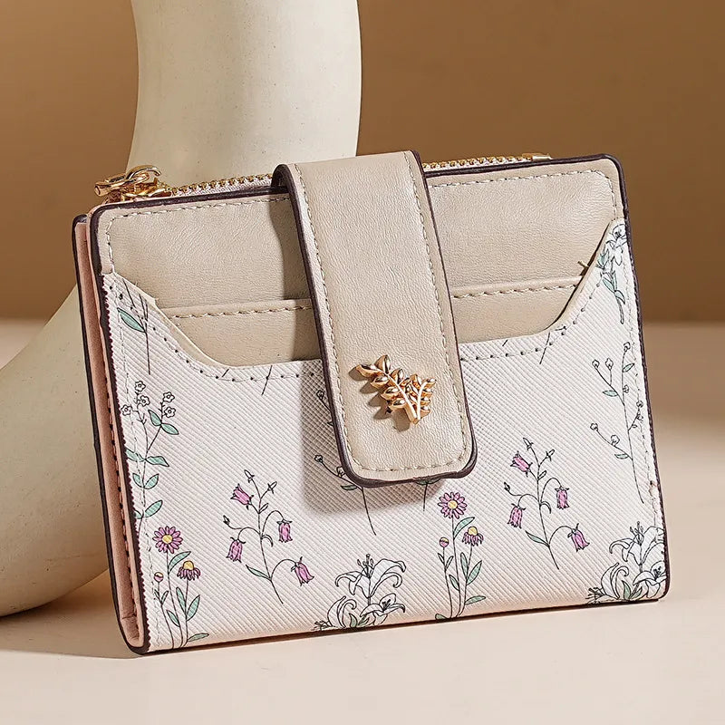 Multi-card slot coin purse PU wallet