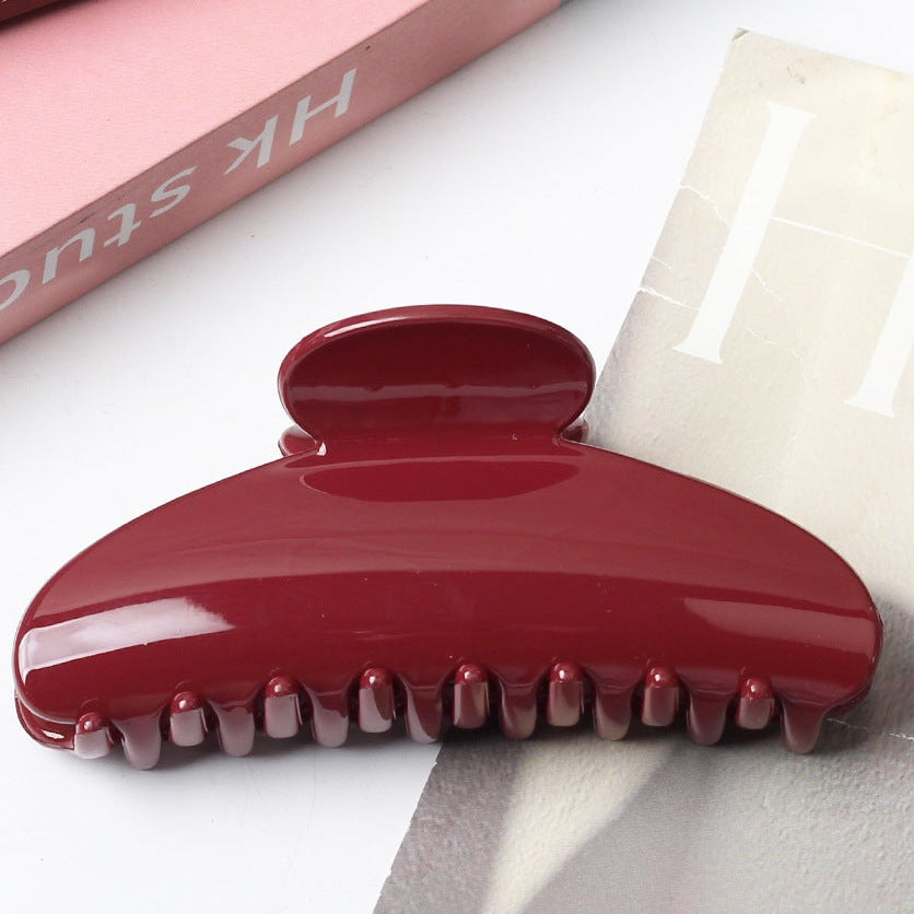 🎀Sophisticated glossy semi-circular hair clip
