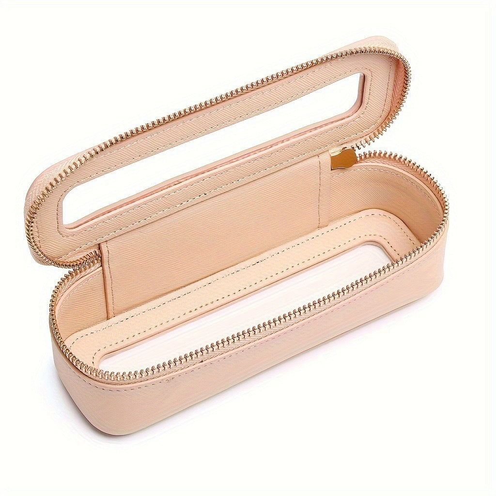 Small Clear PU Leather Makeup Bag