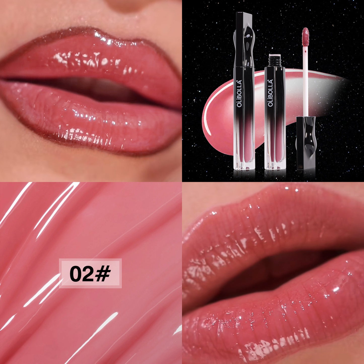 💋 Lip Stain: High-Shine Moisturizing Lip Gloss