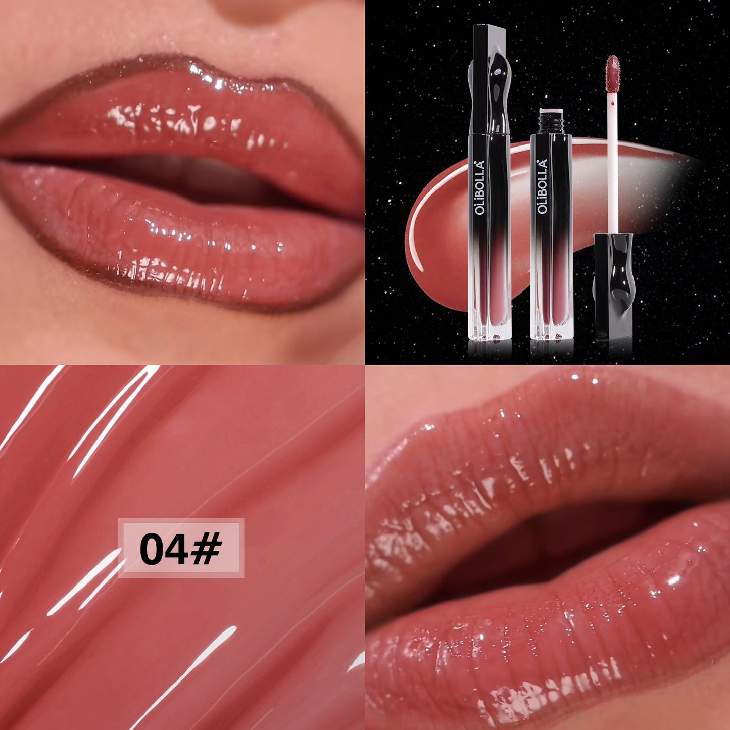 💋 Lip Stain: High-Shine Moisturizing Lip Gloss